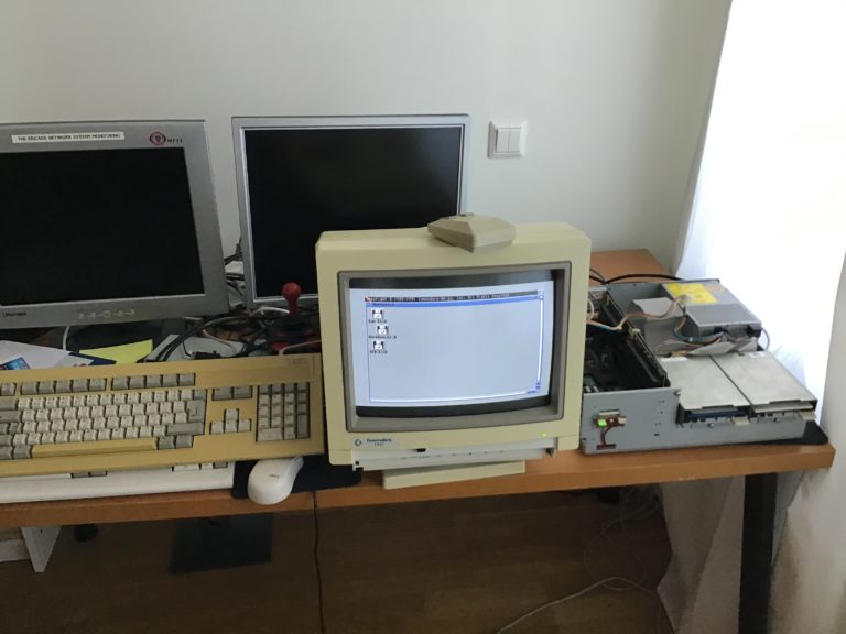 On my surgery table: an Amiga 3000