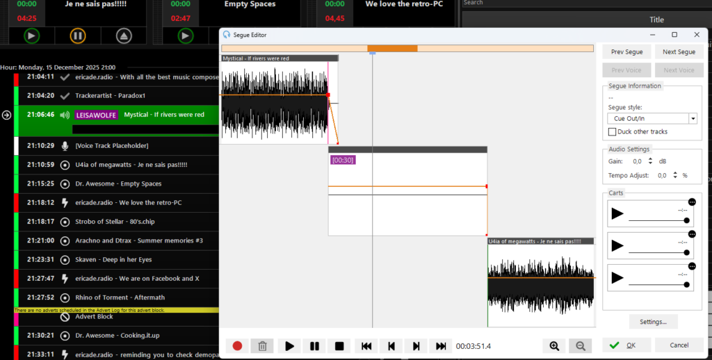 PlayIT Live voice tracking.