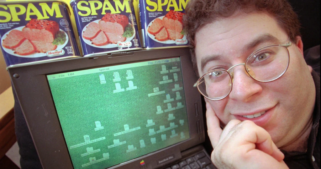 Spamford... eh... Sanford Wallace. Not a stellar netizen.